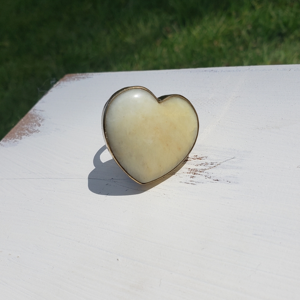 Charles Albert Jasper Heart Ring